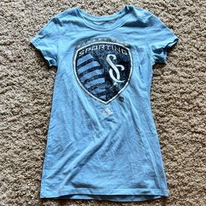 3/$20! - Adidas Girl’s Sporting Kansas City Short Sleeve T-Shirt
